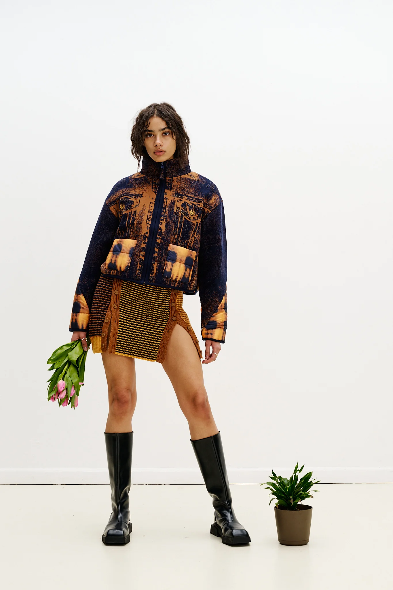 ADDIS MERINO WOOL MINI SKIRT - Image 5
