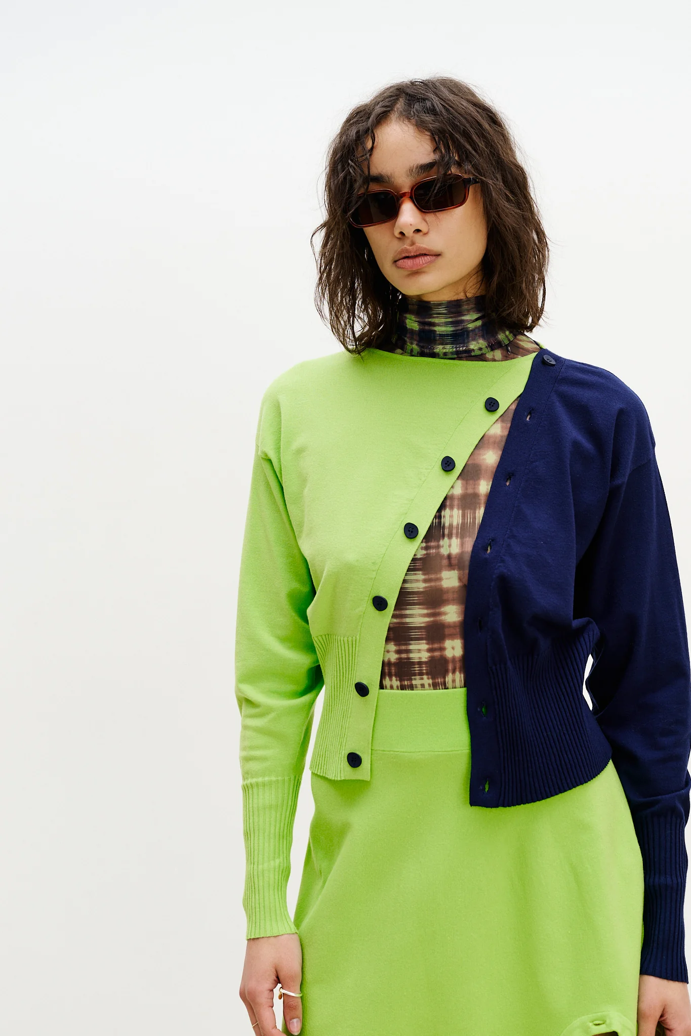 AYANA COLORBLOCK CARDIGAN