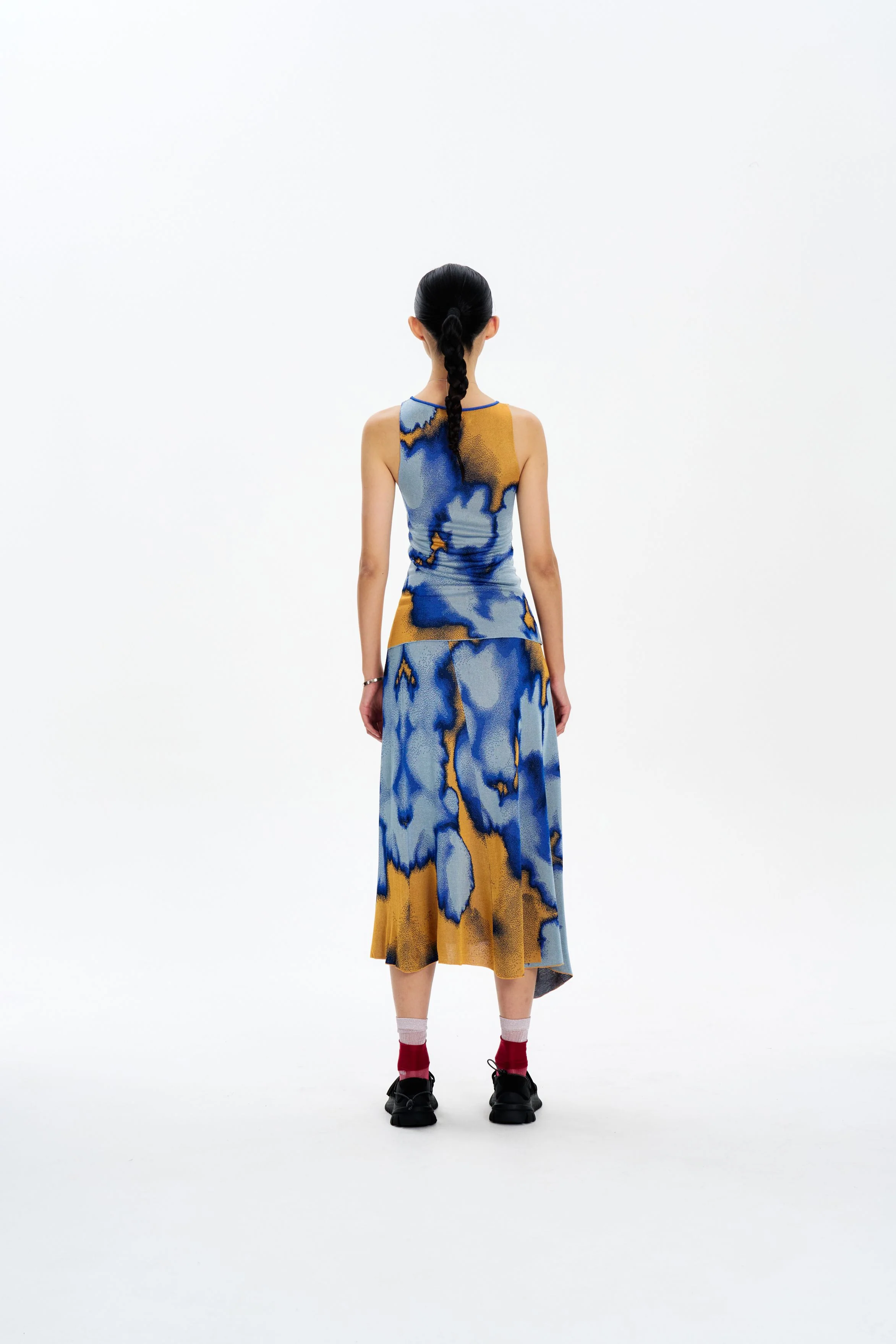 CLAIRE TIE-DYE BOATNECK TANK - Image 4