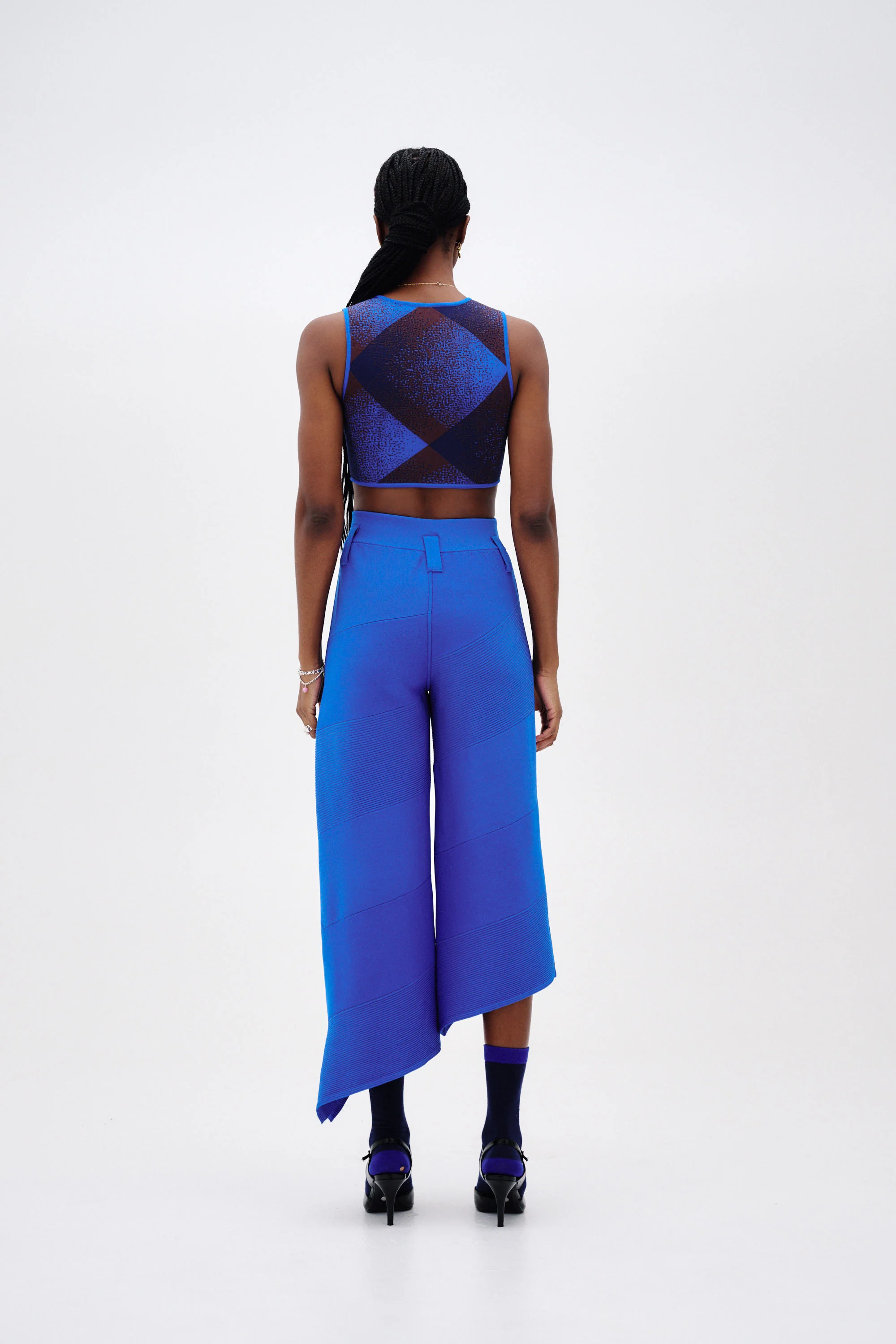 COCO ASYMMETRIC WIDE LEG PANTS - Image 4