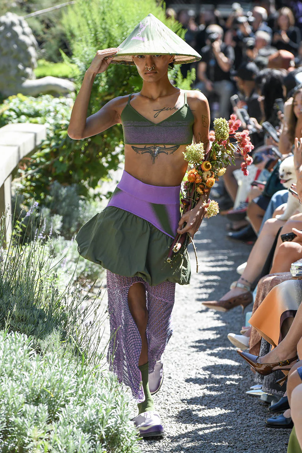 CLIVIA MIXED MEDIA MINI SKIRT - Image 6