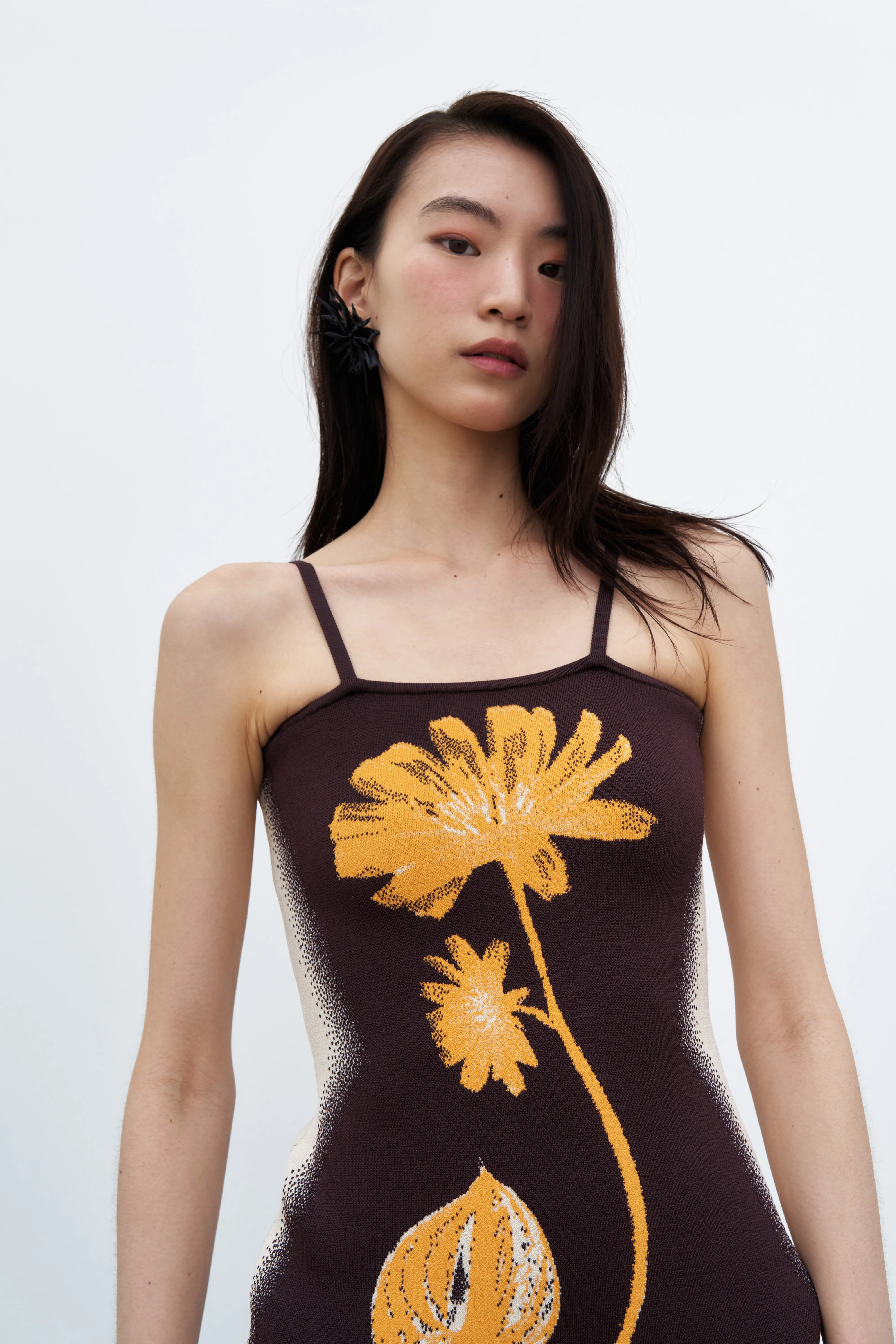 IRIS FLOWER PRINT MAXI TANK DRESS - Image 2