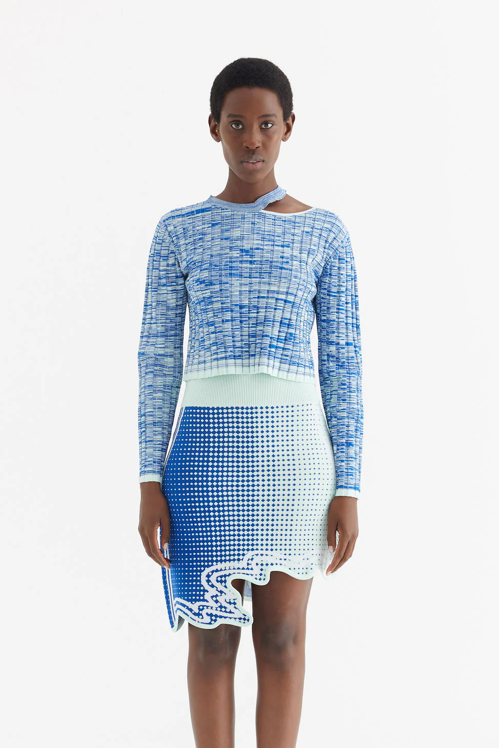 JAMES LONG SLEEVE CROPPED TOP