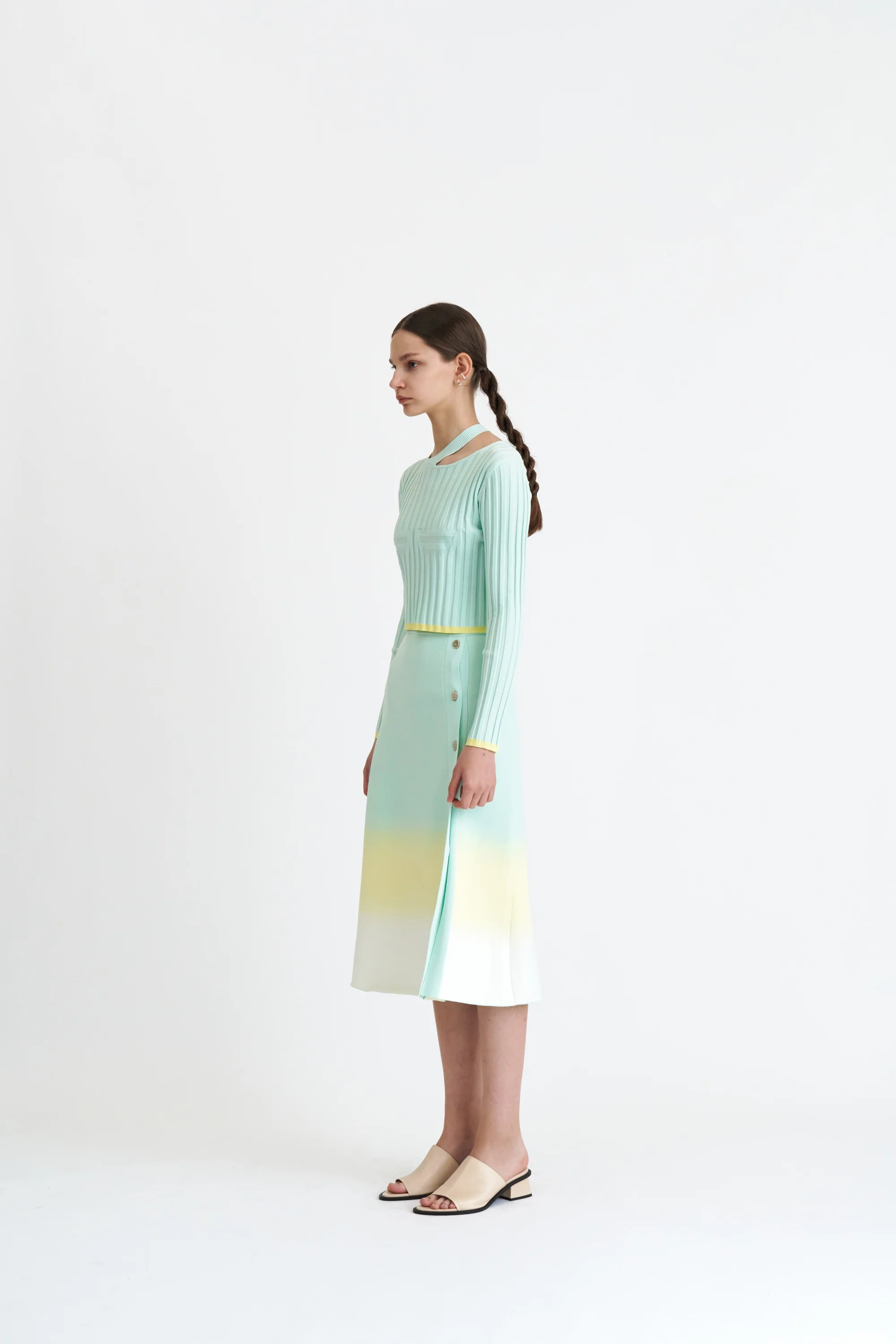 KAFKA A-LINE MIDI SKIRT - Image 3