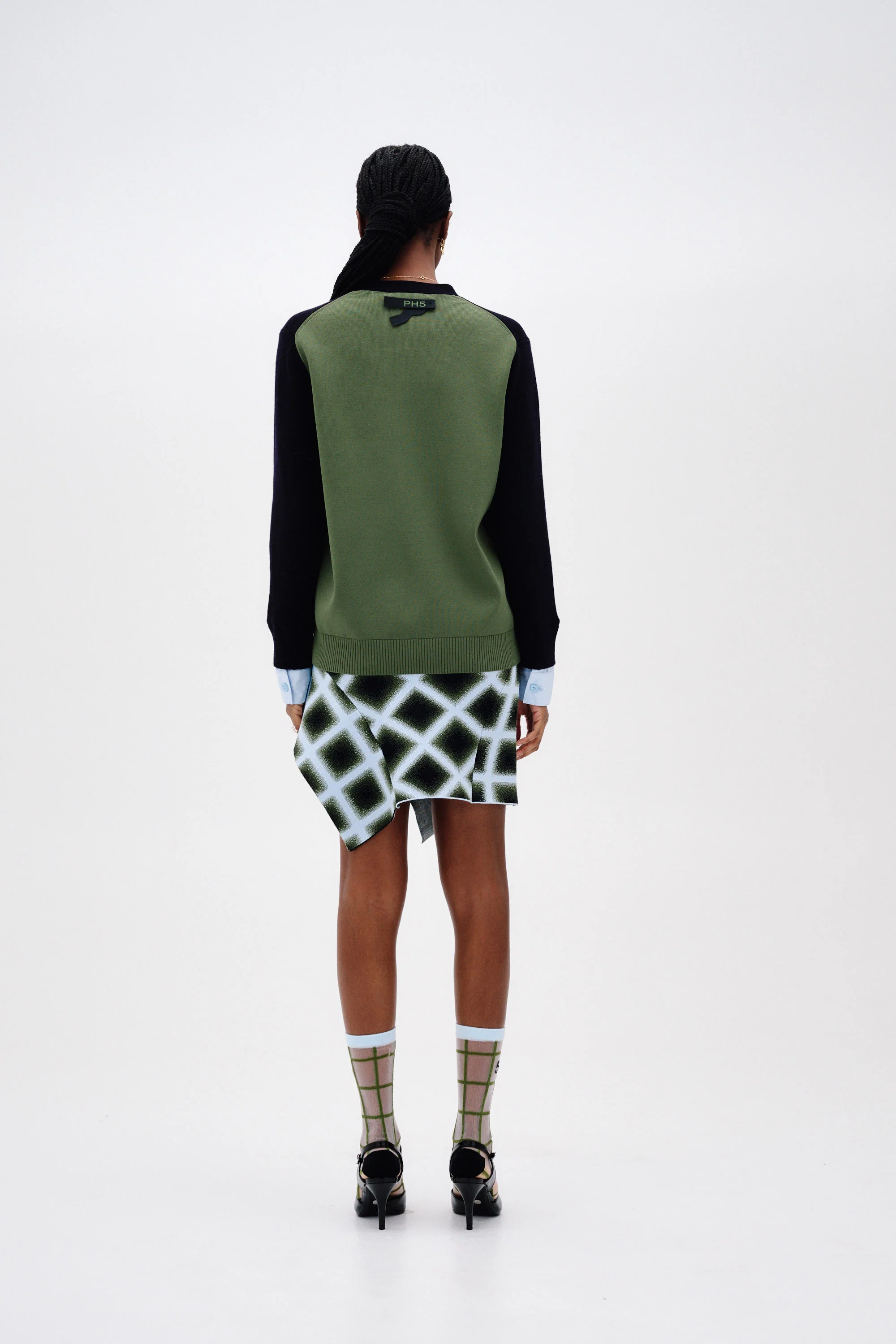 LILO COLOR BLOCKED MERINO WOOL CARDIGAN - Image 4