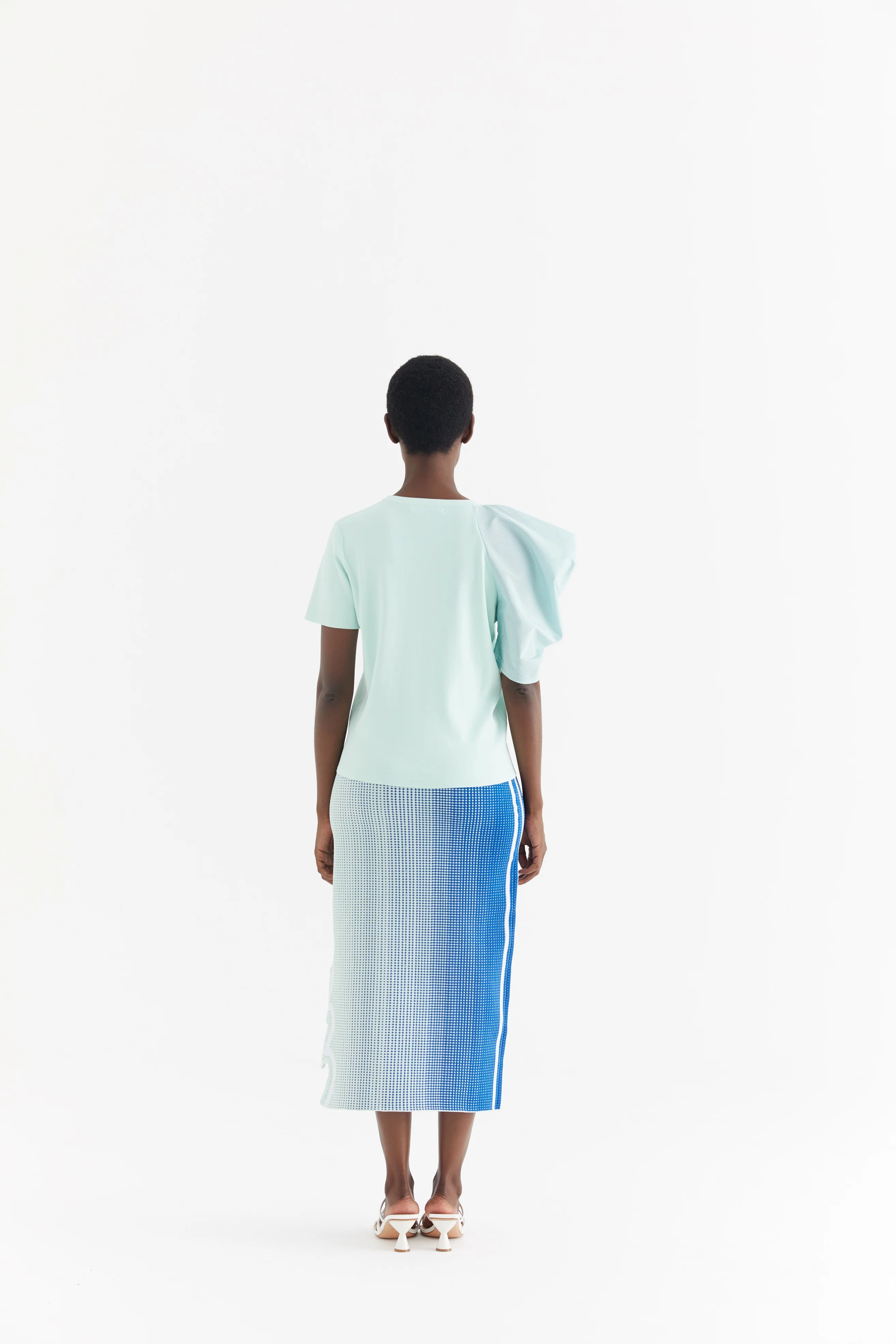 RAGO WAVY MIDI SKIRT - Image 4