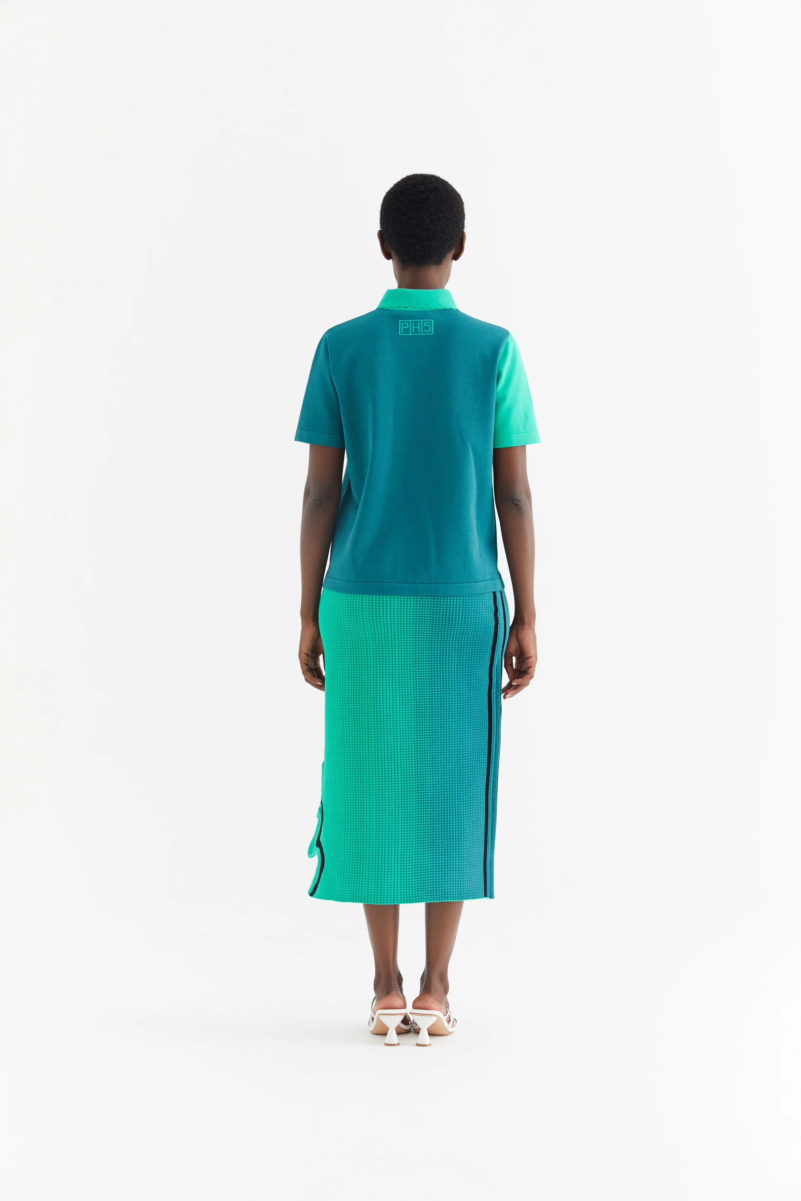 RAGO WAVY MIDI SKIRT - Image 3