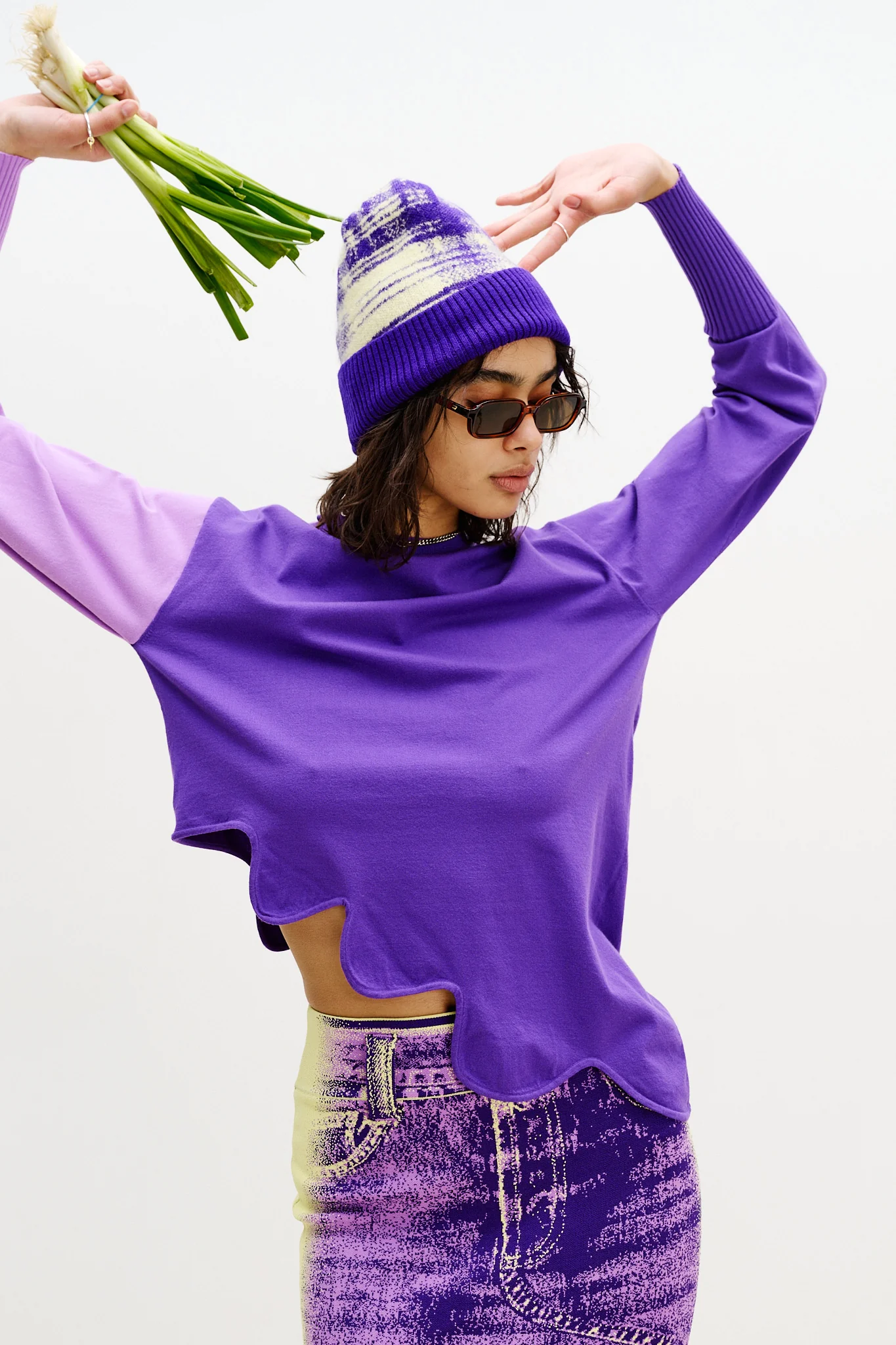 SHARON COLORBLOCK WAVY PULLOVER - Image 2