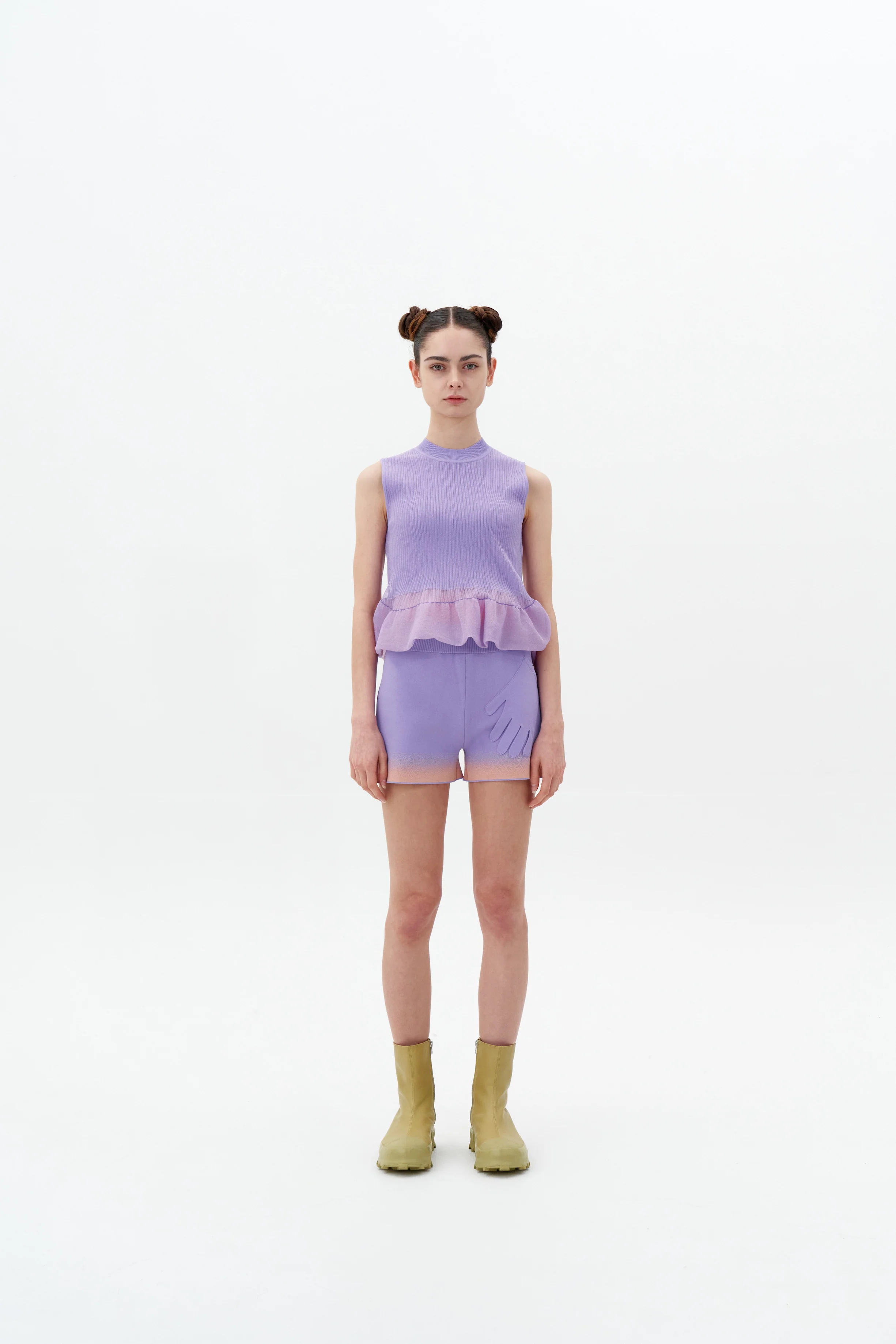 TALESTO "SPRAY PAINTED" SHORTS WITH POCKET